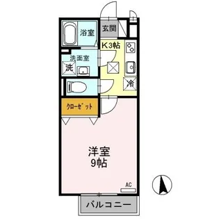 グランモンターニュ【1階】の間取り