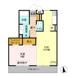 グレイスリーフ【3階】の間取り