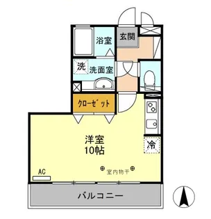 エクセルコート【2階】の間取り