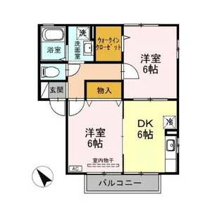 リヴィエールTOKI AB【2階】の間取り