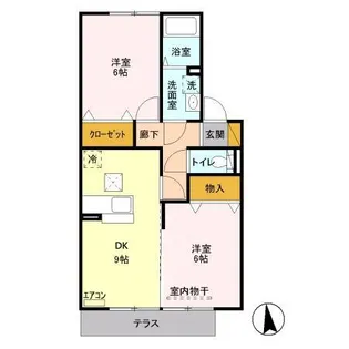 エスペランサK【1階】の間取り