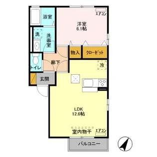 グランジェⅠ【1階】の間取り
