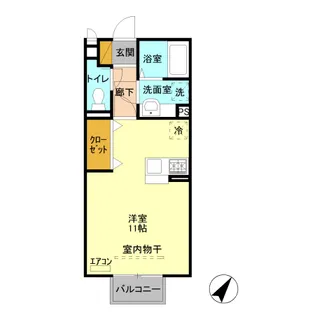 ベルテ【2階】の間取り