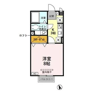 ナカイパレス A【2階】の間取り