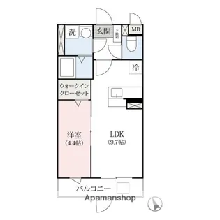LA・MAISON高崎【1階】の間取り