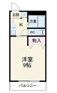 イーストマニ【1階】の間取り