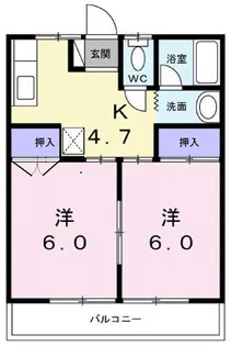 アネックスⅠ【2階】の間取り