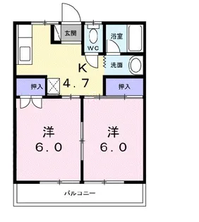 アネックスⅠ【1階】の間取り