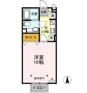 プランドール【2階】の間取り