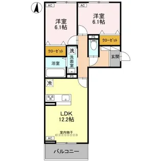 BREZZA【3階】の間取り