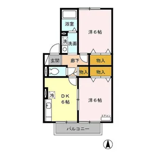 アベニール II【2階】の間取り