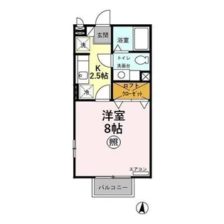 ローレルコート III【2階】の間取り