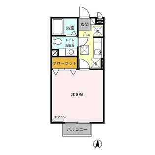 ローレルコート III【1階】の間取り
