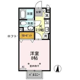 ローレルコート III【2階】の間取り
