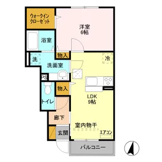 ミヤビ E【1階】の間取り