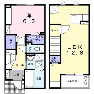 ラ ペ フランⅡ【1階】の間取り