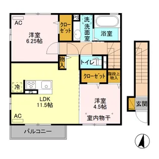 リノ C【2階】の間取り