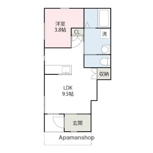 RECITY【1階】の間取り