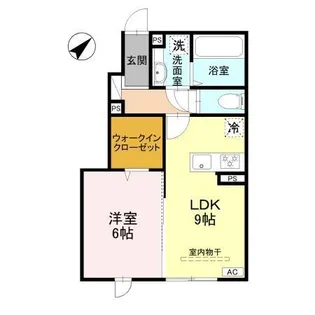 RESIDENCE歌川町 A棟【1階】の間取り