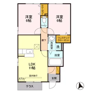 ソナ・ヴェルデ【1階】の間取り