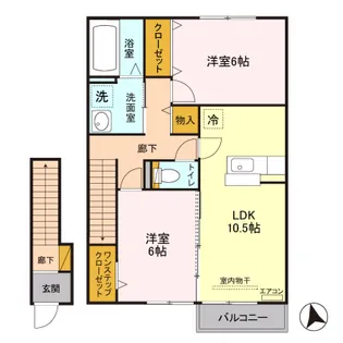 ソナ・ヴェルデ【2階】の間取り