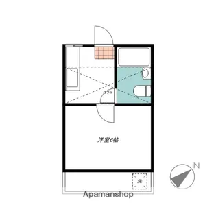 メゾンとよおか【2階】の間取り