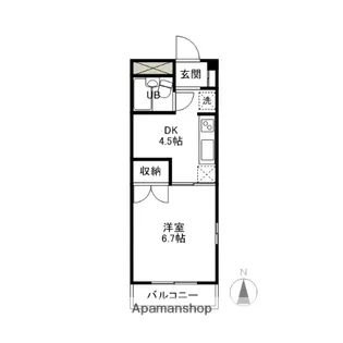 ゴールドクレイ日吉町【305号室】の間取り