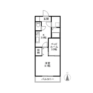 RENAXIA KAWAHARA(レナジア川原)【1階】の間取り