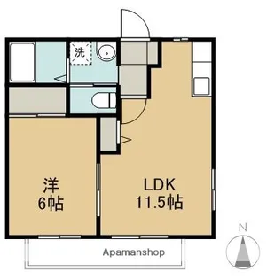 コンフォール【2階】の間取り