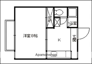 広瀬ハイツ【1階】の間取り