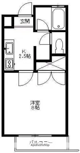 市川建設第5ハイツ【1階】の間取り