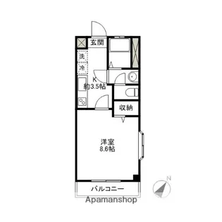 ベルエポックⅠ【203号室】の間取り