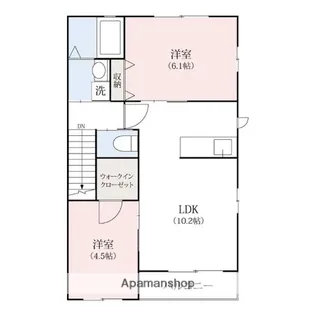 グレイス ノーティア【2階】の間取り