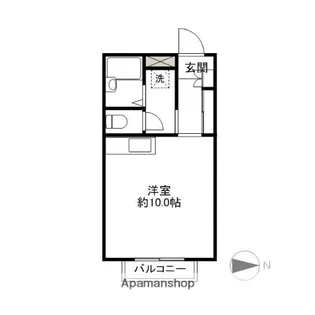幸塚Ⅰ【203号室】の間取り