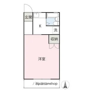 コーポセキレイ【101号室】の間取り