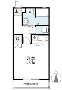 コーポセキレイ【202号室】の間取り