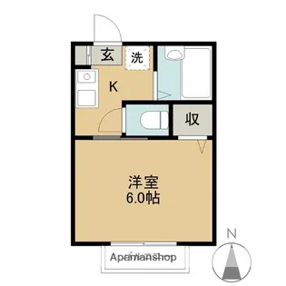 セーブルハイツC【202号室】の間取り