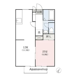 セピアたかぎ【1階】の間取り