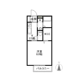 ルミエール日吉【1階】の間取り