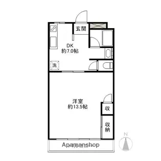 ベル&MKハイツ【4階】の間取り