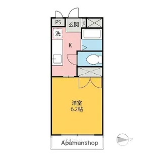 ウィステリアマンション【109号室】の間取り