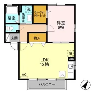 リベーラコート AB【1階】の間取り