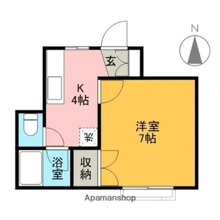 第3ロイヤル大嶋【1階】の間取り