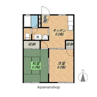 セモアコーポ【103号室】の間取り