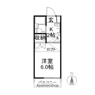 エムズワン(北棟)【225号室】の間取り