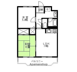 群馬県前橋市荒牧町3丁目【マンション】の間取り