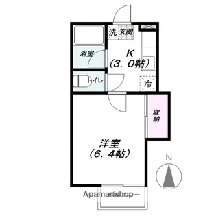 群馬県北群馬郡吉岡町大字南下【アパート】の間取り