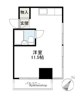 カーサピッコラ前橋【2階】の間取り