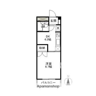 ゴールドクレイ日吉町【305号室】の間取り