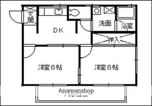 原沢ハイツ(青梨子町)【201号室】の間取り
